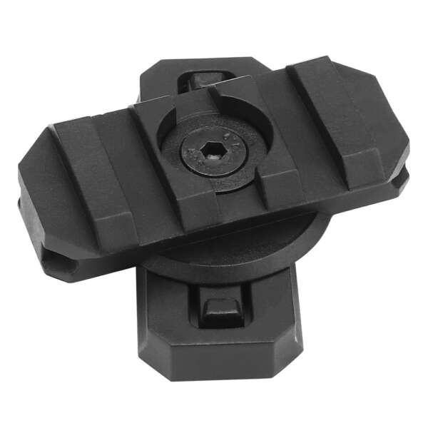 WOSPORT 2 SLITTE ROTANTI PER ELMETTI CON GUIDA 19mm NERE (WO-HL51) - immagine 5