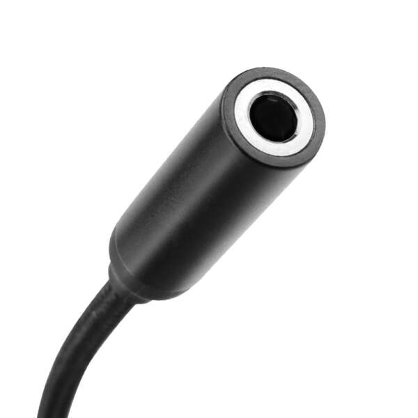 WOSPORT ADATTATORE DA USB LIGHTNING A JACK AUDIO 3,5mm NERO (WO-HD05B) - immagine 5