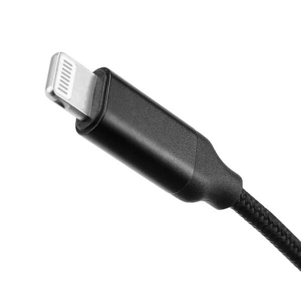 WOSPORT ADATTATORE DA USB LIGHTNING A JACK AUDIO 3,5mm NERO (WO-HD05B) - immagine 6