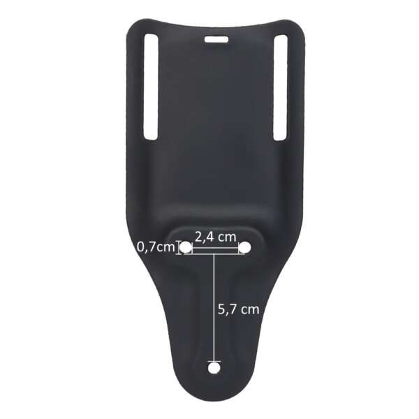 WOSPORT ADATTATORE LUNGO DA CINTURA PER FONDINE QUICK PULL NERO (WO-GB56B) - immagine 8