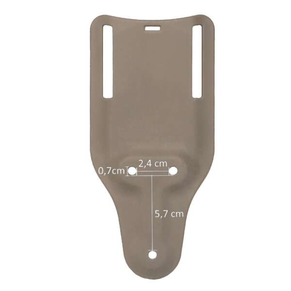 WOSPORT ADATTATORE LUNGO DA CINTURA PER FONDINE QUICK PULL TAN (WO-GB56T) - immagine 8