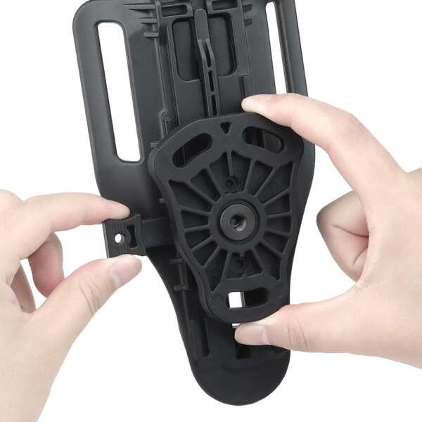 WOSPORT ADATTATORE REGOLABILE DA CINTURA PER FONDINE QUICK PULL NERO (WO-GB60B) - immagine 6