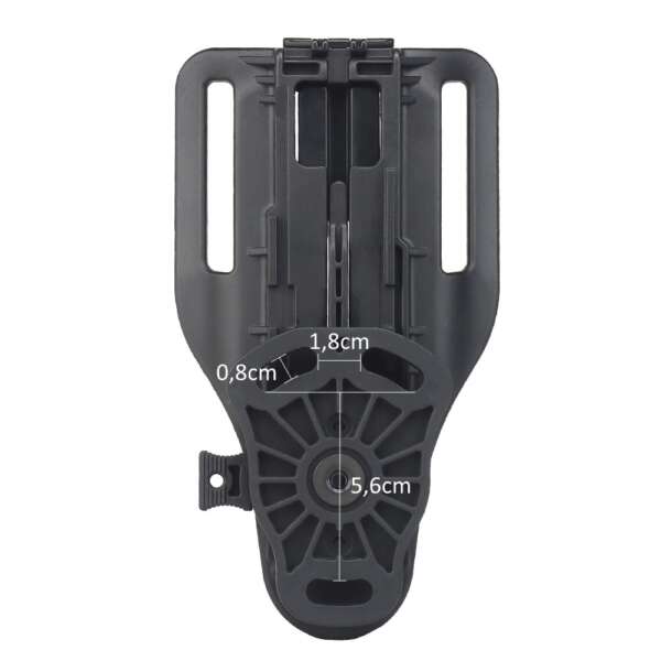 WOSPORT ADATTATORE REGOLABILE DA CINTURA PER FONDINE QUICK PULL NERO (WO-GB60B) - immagine 8