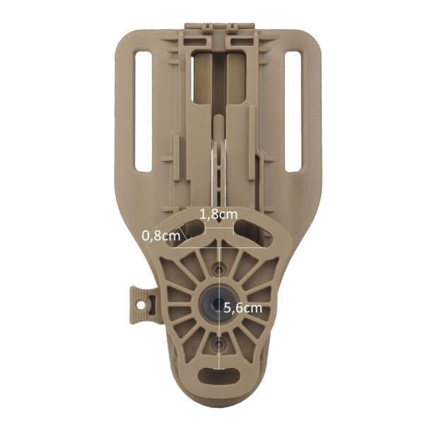 WOSPORT ADATTATORE REGOLABILE DA CINTURA PER FONDINE QUICK PULL TAN (WO-GB60T) - immagine 8
