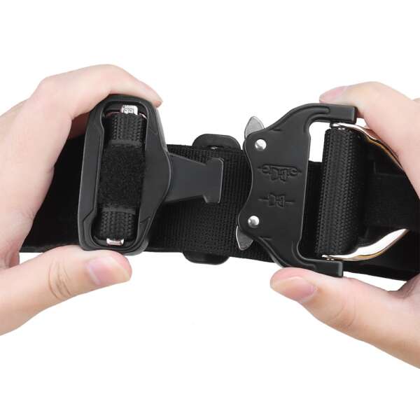 WOSPORT CINTURA TATTICA COMBAT BELT NERA (WO-BA28B) - immagine 6
