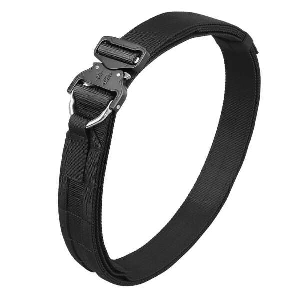 WOSPORT CINTURA TATTICA KNIGHT BELT NERO (WO-BA22B) - immagine 2