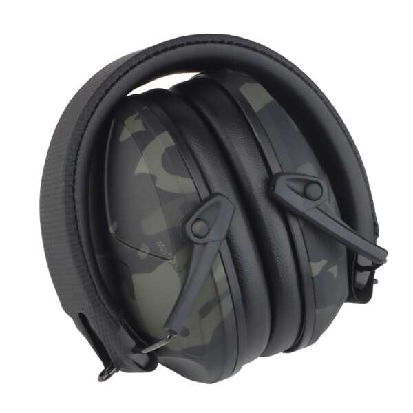 WOSPORT CUFFIE CON RIDUZIONE PASSIVA DEL RUMORE MULTICAM NERO (WO-HD51BM) - immagine 7