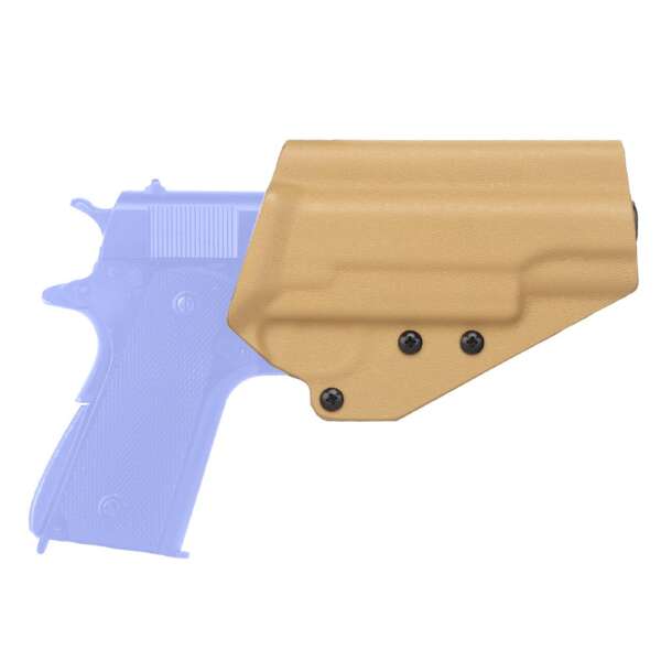 WOSPORT FONDINA KYDEX QUICK PULL PER SERIE 1911 TAN (WO-GBK14T) - immagine 7