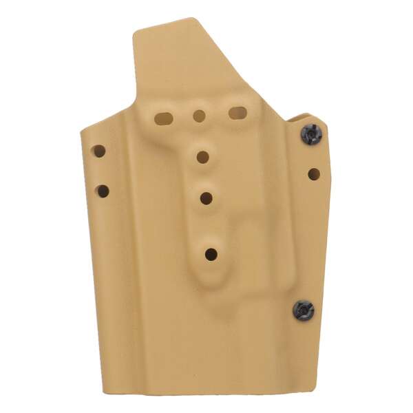 WOSPORT FONDINA KYDEX QUICK PULL PER SERIE GLOCK 17 TAN (WO-GB09T) - immagine 4