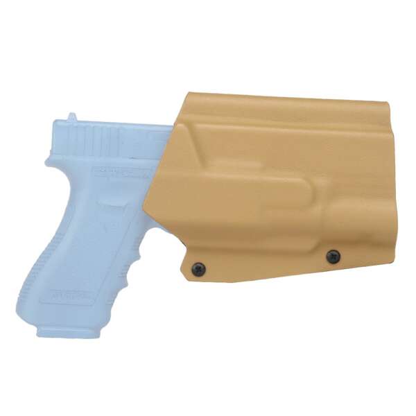 WOSPORT FONDINA KYDEX QUICK PULL PER SERIE GLOCK 17 TAN (WO-GB09T) - immagine 7