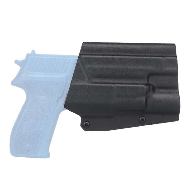 WOSPORT FONDINA KYDEX QUICK PULL PER SERIE P226 CON X300 NERO (WO-GBK12B) - immagine 6