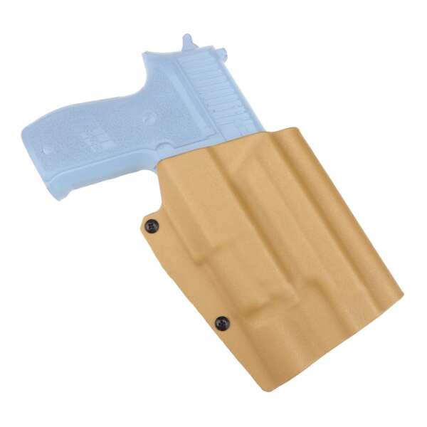 WOSPORT FONDINA KYDEX QUICK PULL PER SERIE P226 CON X300 TAN (WO-GBK12T) - immagine 5