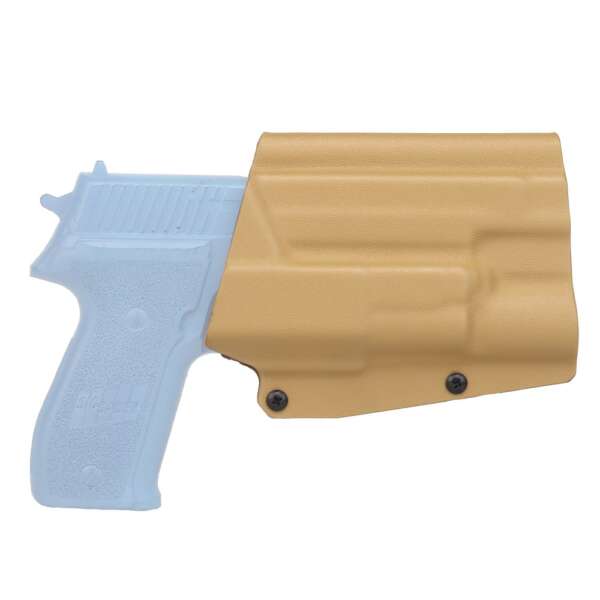 WOSPORT FONDINA KYDEX QUICK PULL PER SERIE P226 CON X300 TAN (WO-GBK12T) - immagine 6