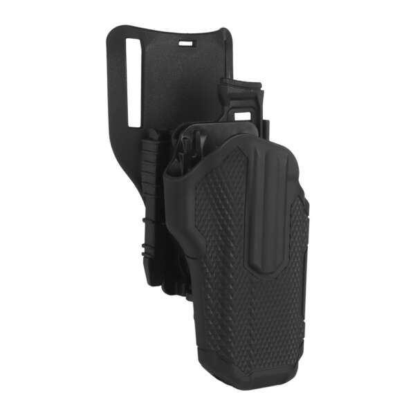 WOSPORT FONDINA RIGIDA UNIVERSALE DA CINTURA NERA (WO-GB84) - immagine 2