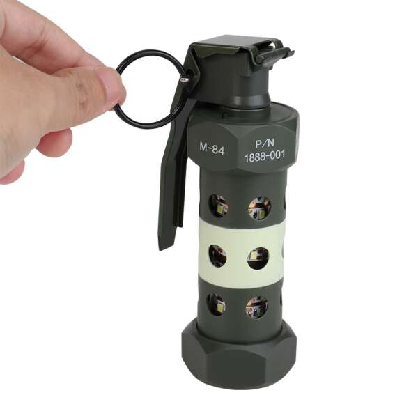 WOSPORT GRANATA M84 DUMMY CON SIMULAZIONE FLASHBANG (WO-EX048) - immagine 6