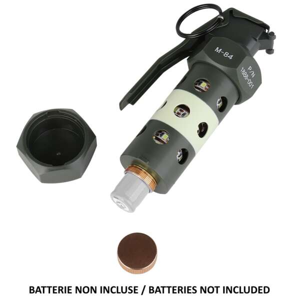 WOSPORT GRANATA M84 DUMMY CON SIMULAZIONE FLASHBANG (WO-EX048) - immagine 8