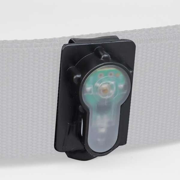 WOSPORT LUCE DI SEGNALAZIONE A CLIP ROSSA CON SUPPORTO NERO (WO-LT02BR) - immagine 5