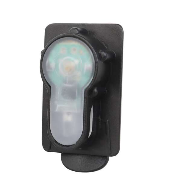 WOSPORT LUCE DI SEGNALAZIONE A CLIP ROSSA CON SUPPORTO NERO (WO-LT02BR) - immagine 2