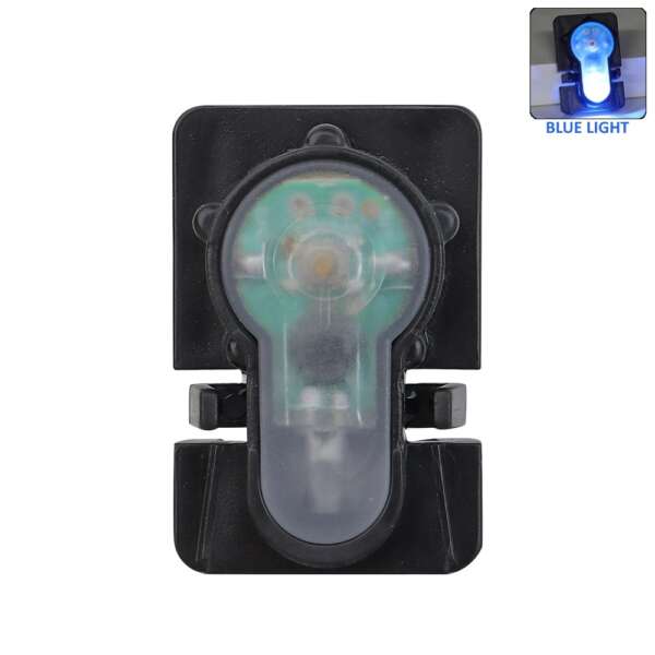 WOSPORT LUCE DI SEGNALAZIONE BLU PER SLITTE CON SUPPORTO NERO (WO-LT03BB) - immagine 6