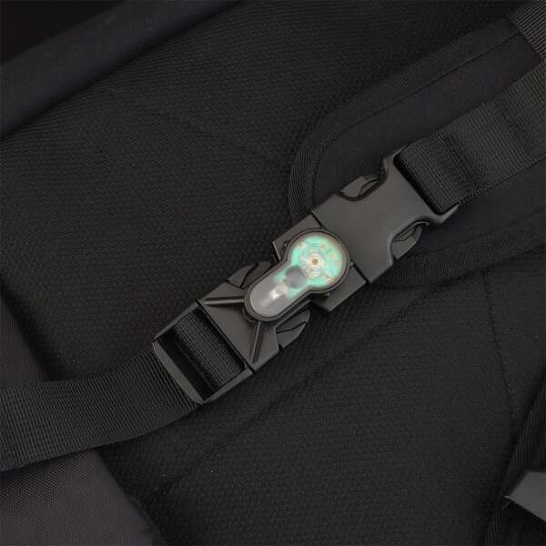 WOSPORT LUCE DI SEGNALAZIONE BLU SU FIBBIA CON SUPPORTO NERO (WO-LT04BB) - immagine 5