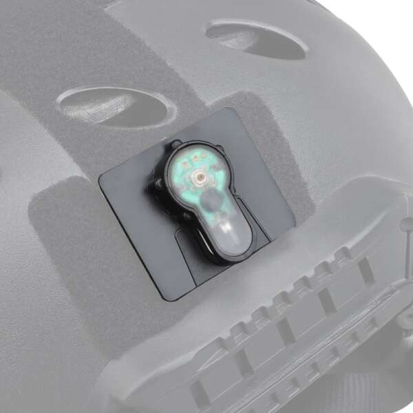 WOSPORT LUCE DI SEGNALAZIONE BLU SU VELCRO CON SUPPORTO NERO (WO-LT05BB) - immagine 7