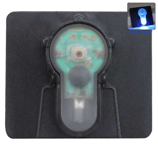 WOSPORT LUCE DI SEGNALAZIONE BLU SU VELCRO CON SUPPORTO NERO (WO-LT05BB) - immagine 8