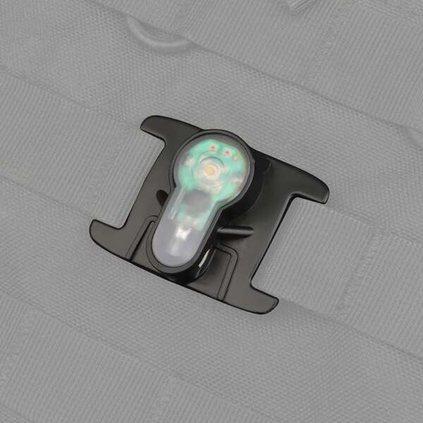 WOSPORT LUCE DI SEGNALAZIONE ROSSA PER SISTEMA MOLLE CON SUPPORTO NERO (WO-LT06BR) - immagine 5