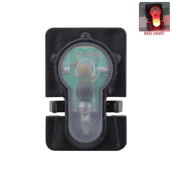WOSPORT LUCE DI SEGNALAZIONE ROSSA PER SLITTE CON SUPPORTO NERO (WO-LT03BR) - immagine 6