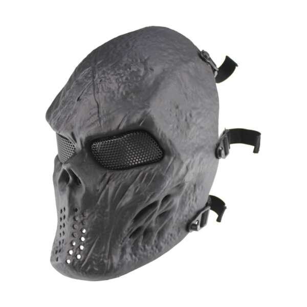 WOSPORT MASCHERA BLOODED SKULL NERA (WO-MA79B) - immagine 3