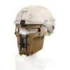 WOSPORT MASCHERA PER ELMETTO IRON WARRIOR FULL FACE TAN (WO-MA104T) - immagine 2
