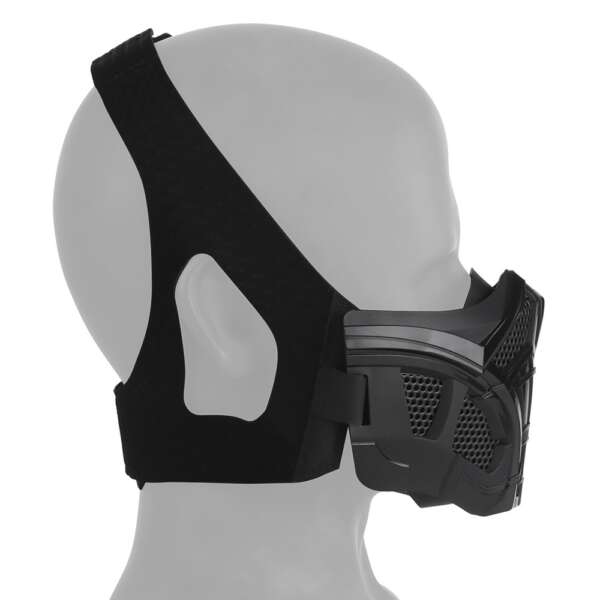 WOSPORT MEZZA MASCHERA SCORPION NERO (WO-MA201B) - immagine 3
