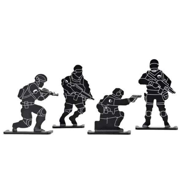 WOSPORT SOLDIER TARGET NERO (WO-TG12B) - immagine 2