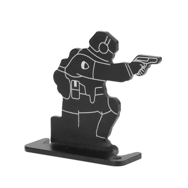 WOSPORT SOLDIER TARGET NERO (WO-TG12B) - immagine 6