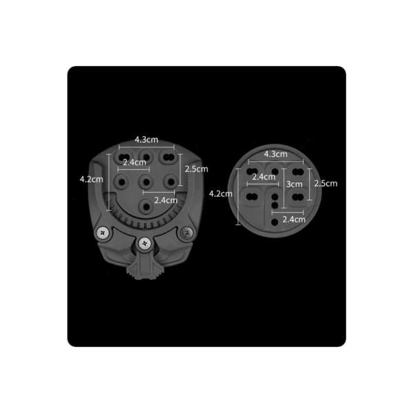WOSPORT SUPPORTO BASE ROTABILE G-CODE RTI PER CINTURA (WO-GBACC22) - immagine 8