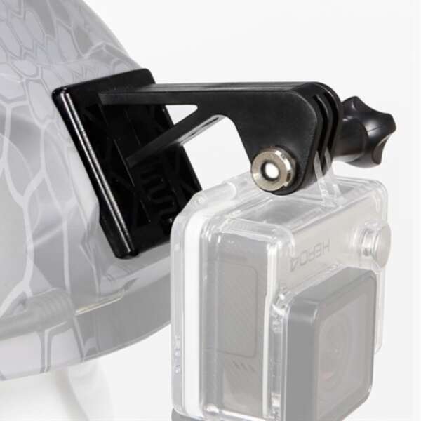 WOSPORT SUPPORTO PER GO PRO PER ELMETTO NERO (WO-GO32B) - immagine 4