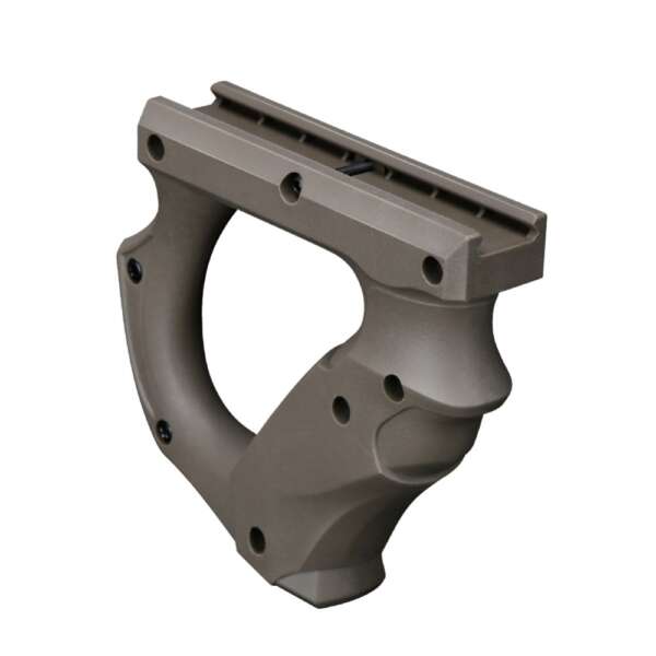 WOSPORT TACTICAL GRIP PER SLITTE 20mm DARK EARTH (WO-1515T) - immagine 3