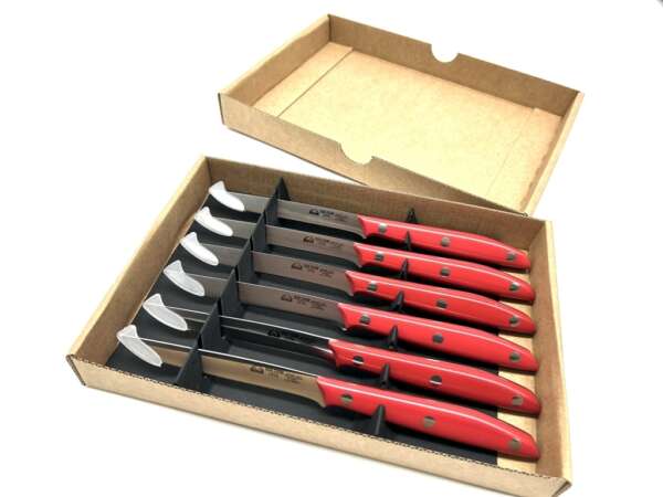 Coltello Due Cigni Set 6 Pezzi da Bistecca lama cm 11 Slim - immagine 3