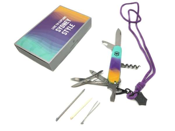 Coltello multiuso Victorinox mm 91 Sidney Style da esploratrice