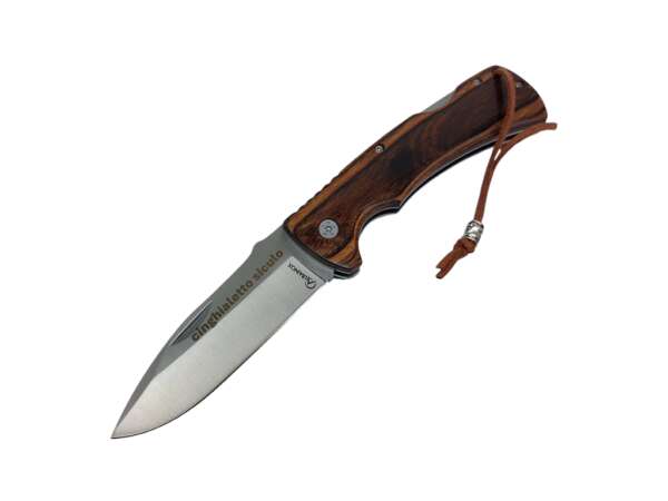 Coltello Caccia Cinghialetto Siculo con fodero in cordura verde - immagine 4