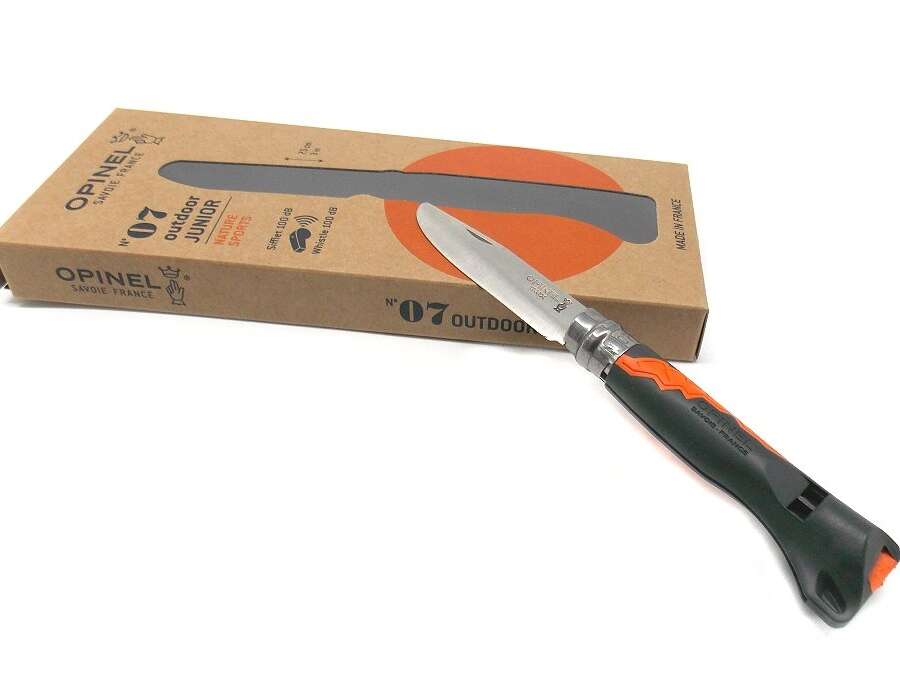 Coltello Opinel outdoor scout junior numero 7 manico grigio