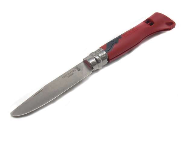 Coltello Opinel outdoor scout junior numero 7 manico rosso - immagine 2