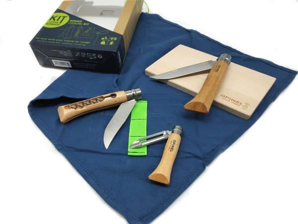 KIT Opinel da Cucina Camping da Viaggio 5 Pezzi Cuisine Nomade