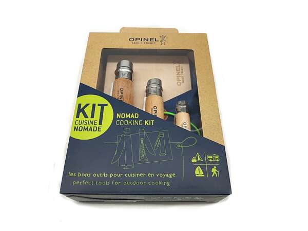 KIT Opinel da Cucina Camping da Viaggio 5 Pezzi Cuisine Nomade - immagine 4