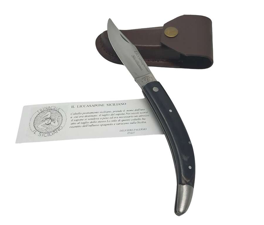 Coltello Liccasapone Siciliano in Corno
