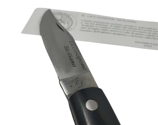 Coltello Liccasapone Siciliano in Corno - immagine 2