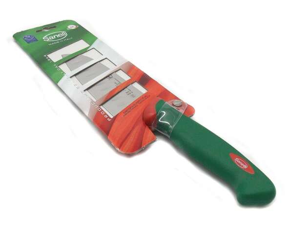 Coltello Sanelli bio Santoku lama olivata 16 cm - immagine 2