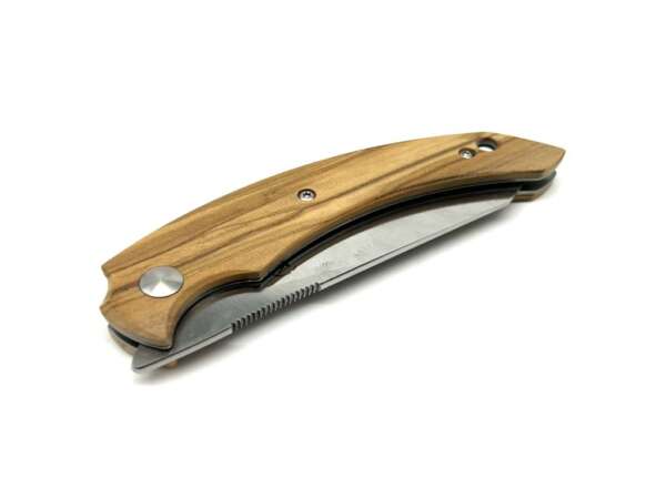 Coltello Fox FX 539 OL con manico ulivo Bastinelli design - immagine 3