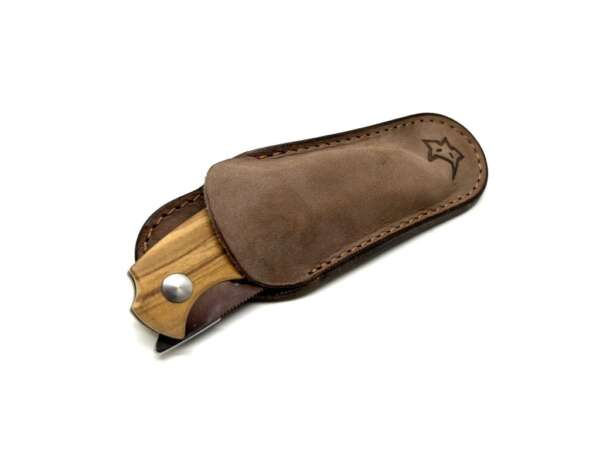 Coltello Fox FX 539 OL con manico ulivo Bastinelli design - immagine 4