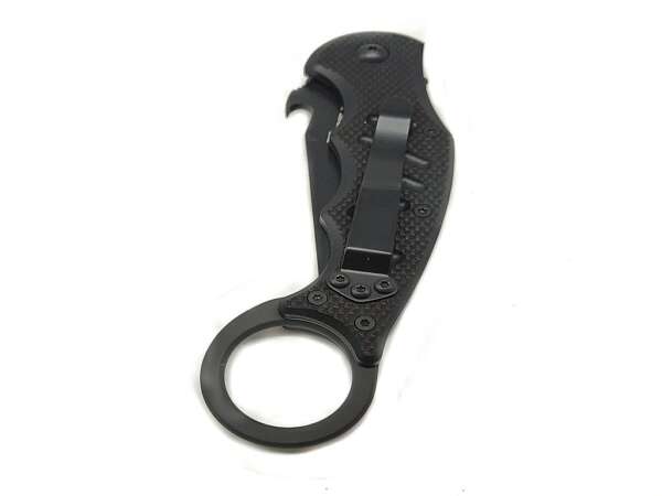 Coltello Fox 597XT Karambit con doppio blocco lama e frangivetro - immagine 6