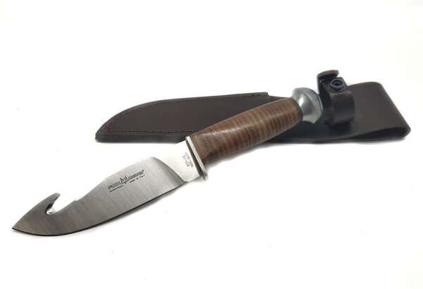 Coltello Fox da scuoio 62113 con manico in cuoio